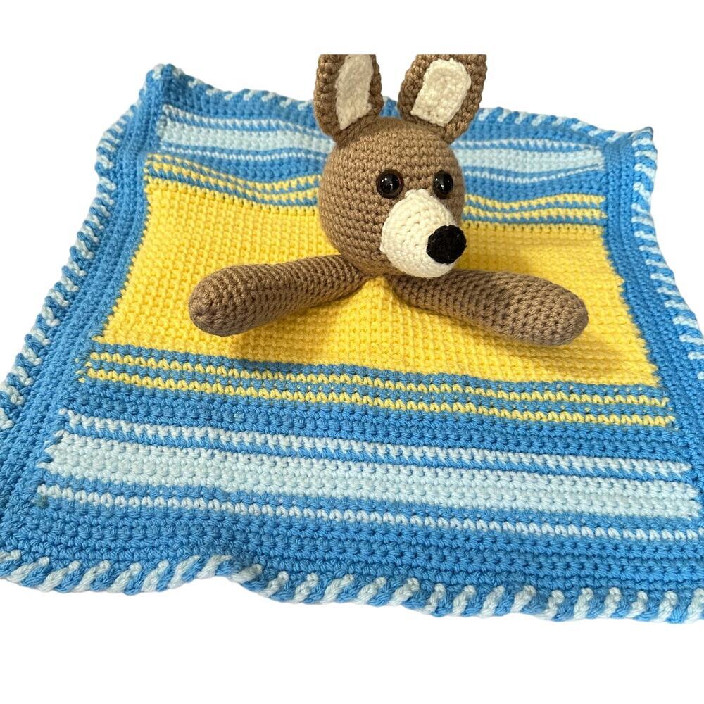 Crochet Kangaroo Lovey Free Pattern Snuggle Carry Blanket